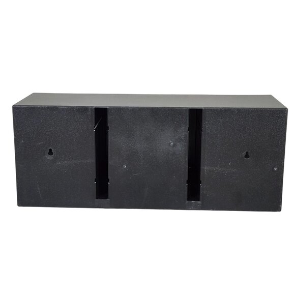 Laserline CD Storage Rack Black 36 Slot Organizer Sturdy Plastic Wall Mountable - Picture 4 of 7